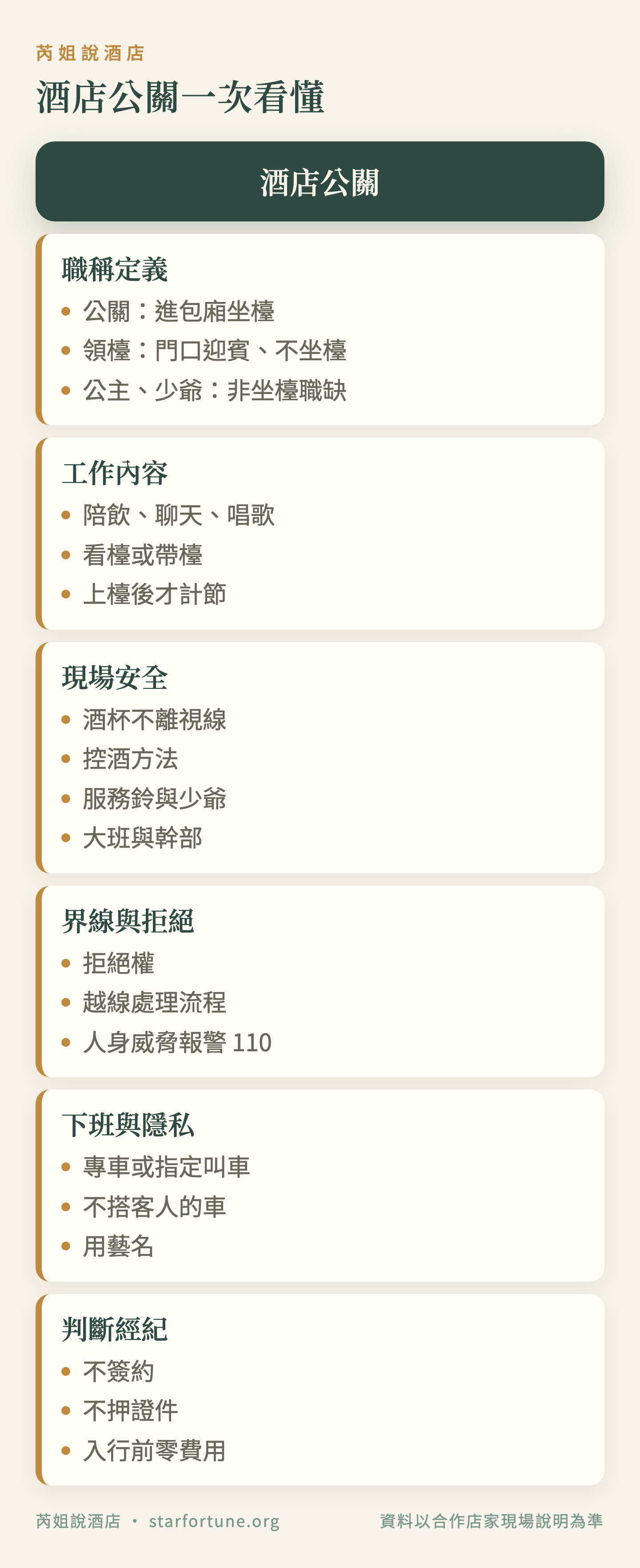 酒店公關一次看懂